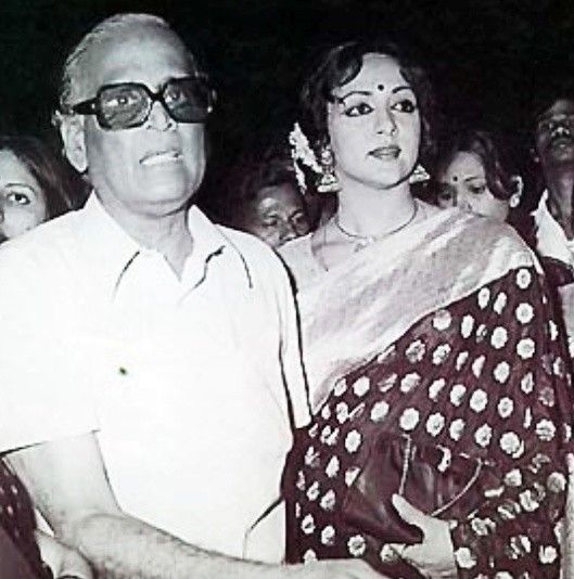 Hema Malini With Her Father