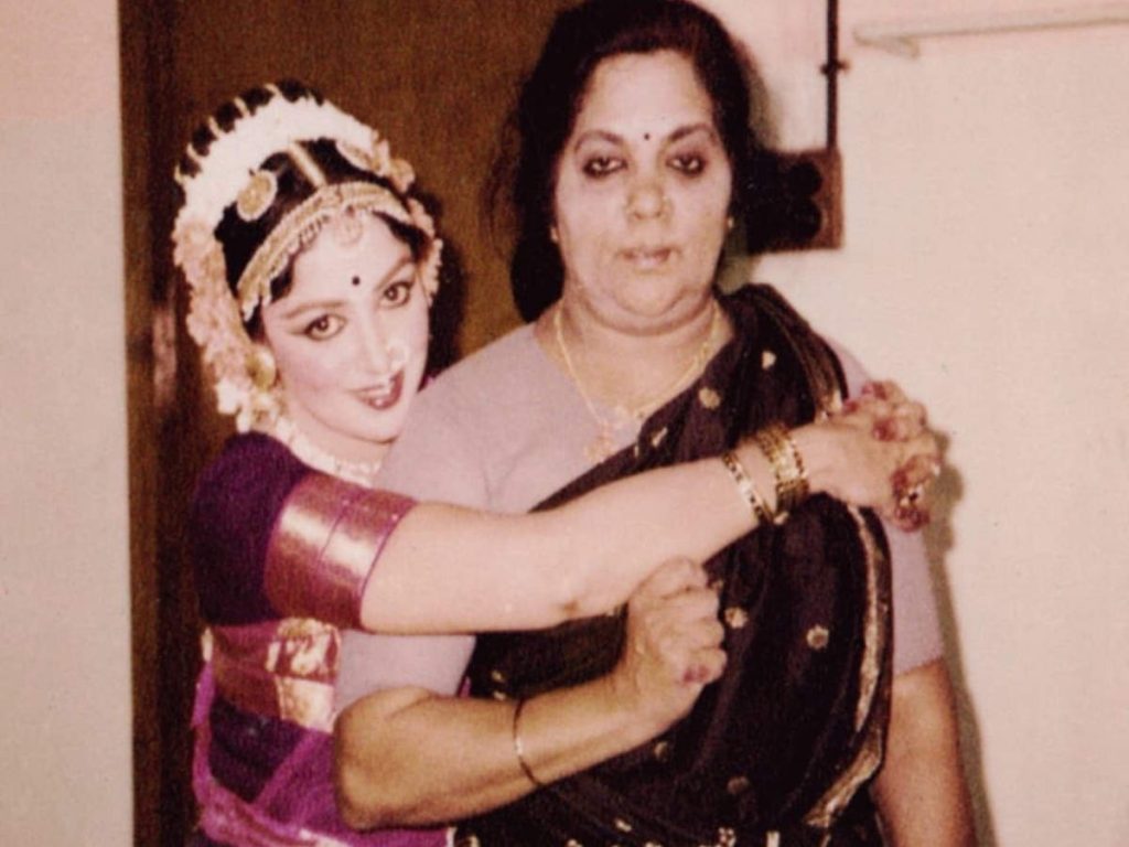 Hema Malini With Her Mother