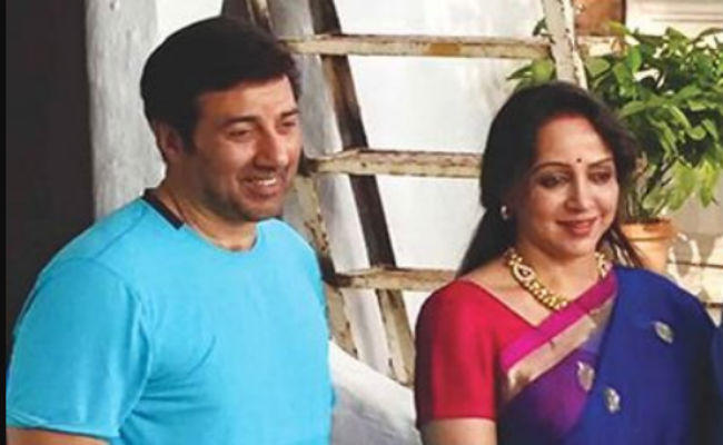 Hema Malini With Her Son