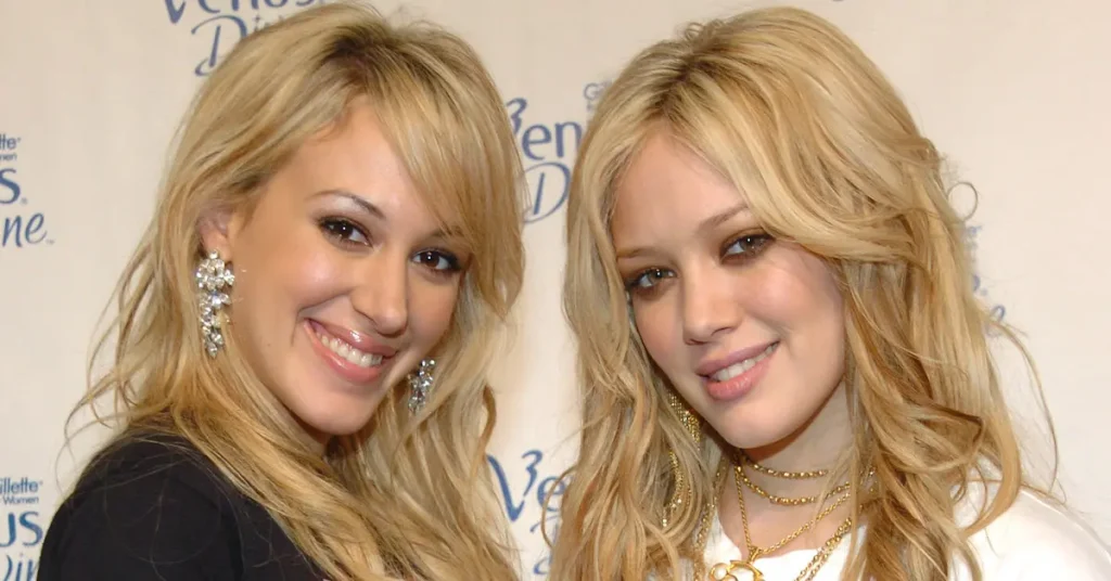 Hilary Duff With Her Sister