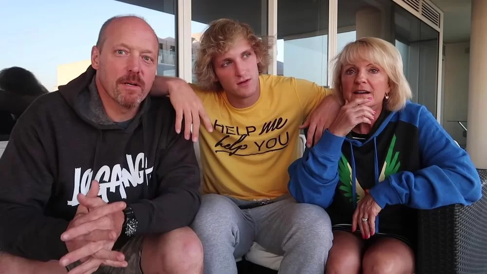 Jake Paul With His Father And Mother ﻿