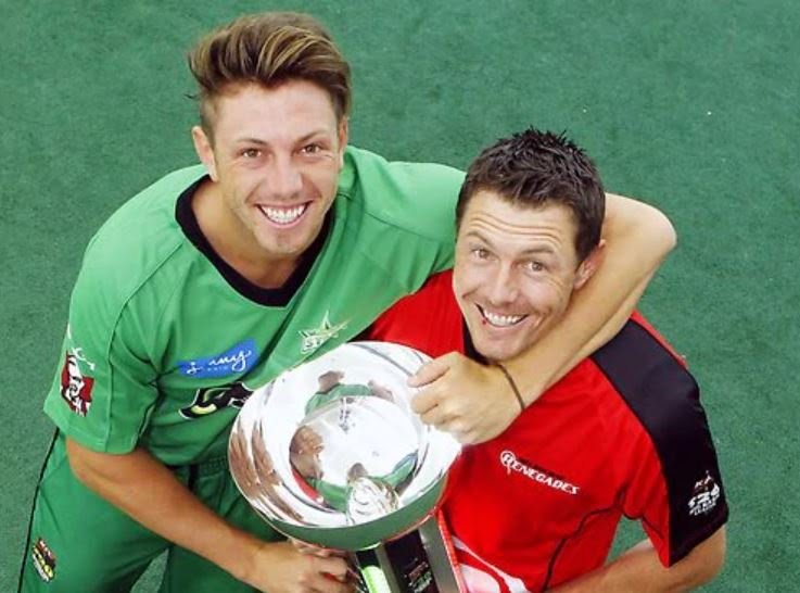 James Pattinson With His Brother 