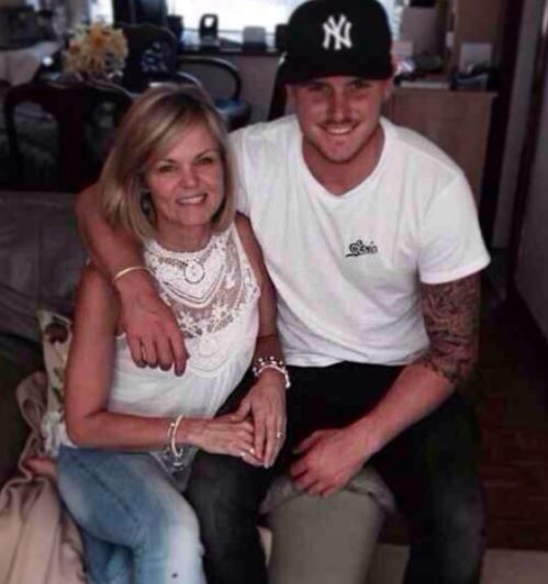 Jason Roy With His Mother