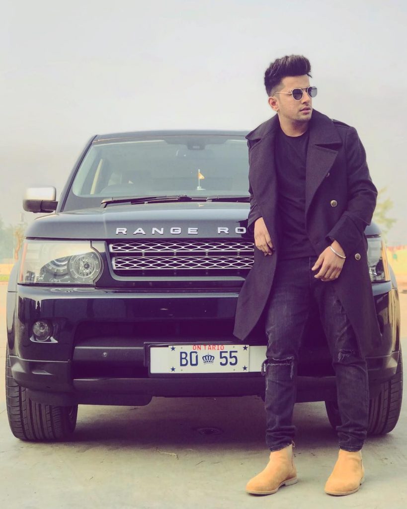 Jass Manak With His Car