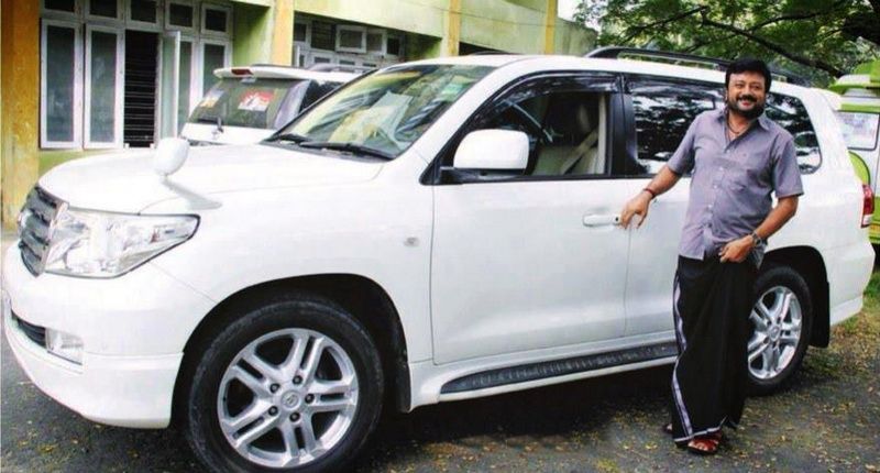 Jayaram With His Car