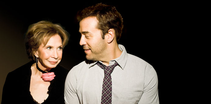 Jeremy Piven With His Mother