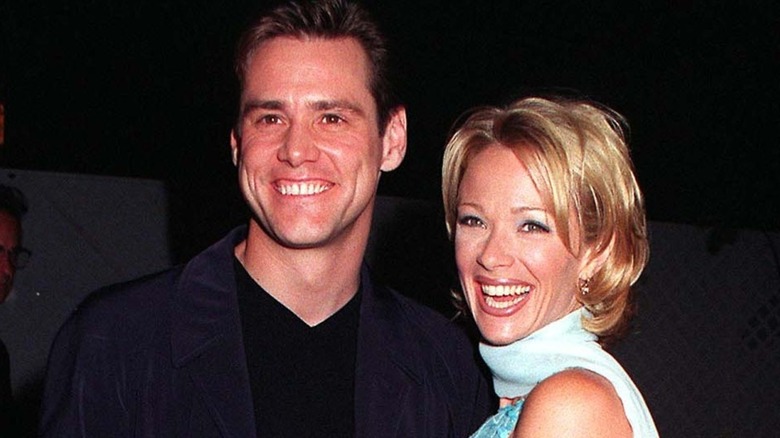 Jim Carrey With Lauren Holly