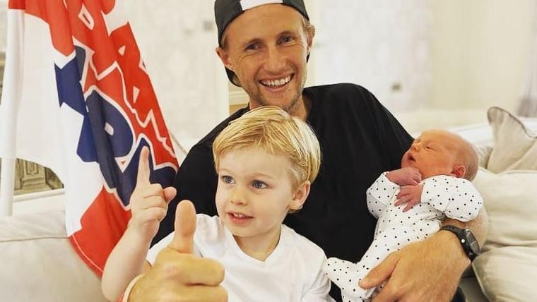 Joe Root With Son