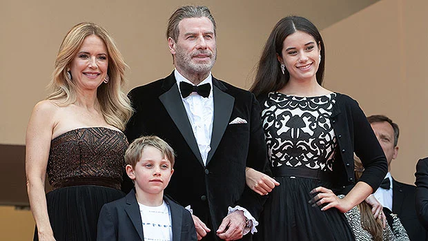 John Travolta With His Children