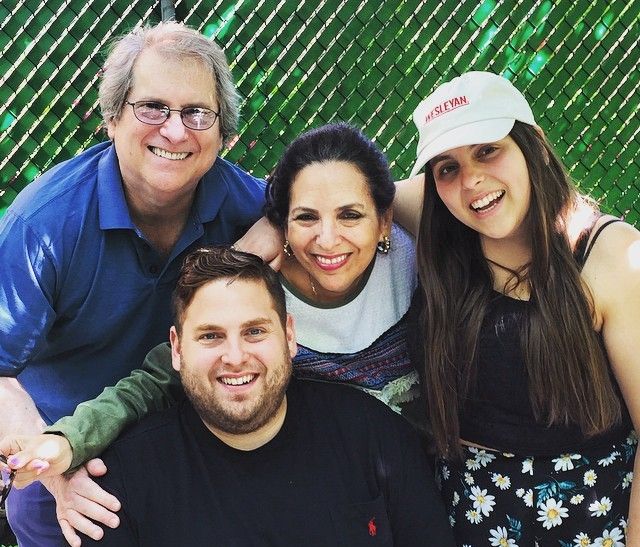 Jonah Hill With His Family