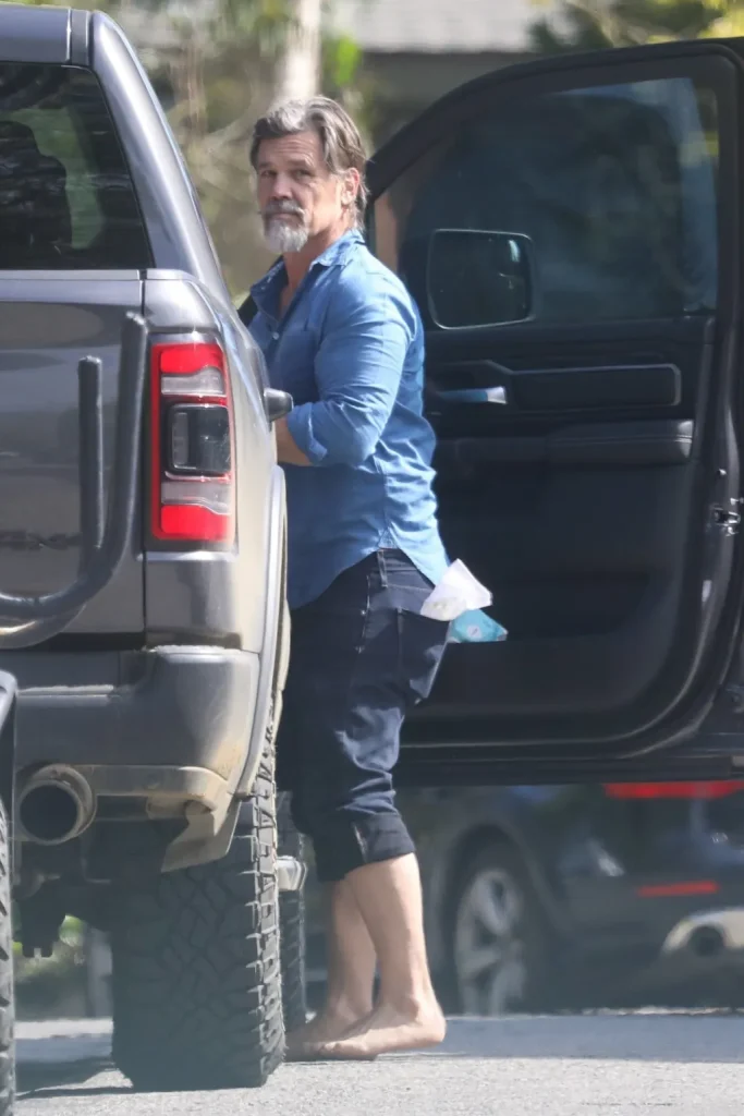 Josh Brolin With His Car