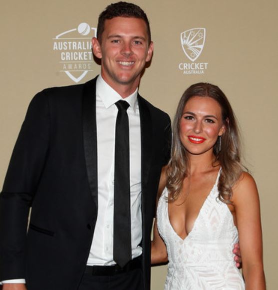 Josh Hazlewood With Cherina Murphy-Christian