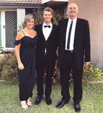 Josh Philippe With His Father And Mother