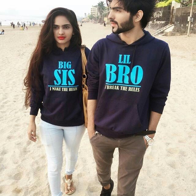 Jubin Shah With His Sister