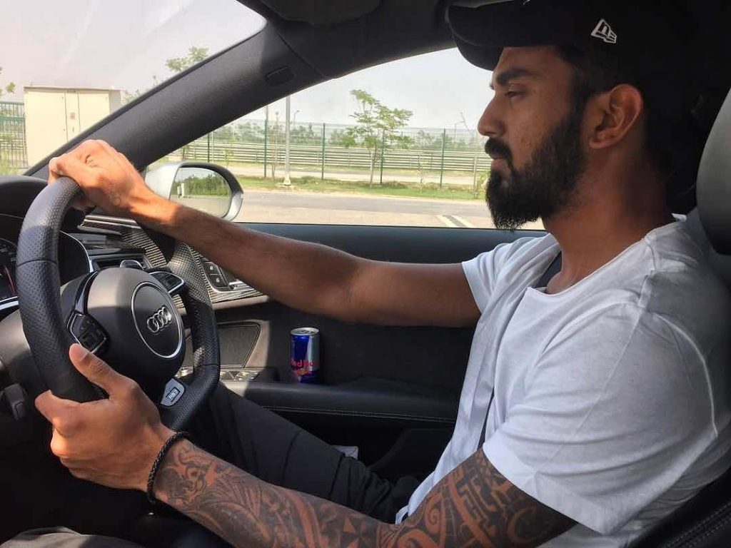 KL Rahul With His Car