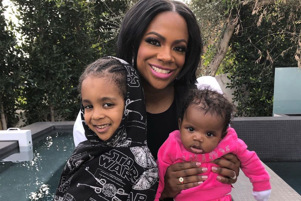 Kandi Burruss With Her Daughter