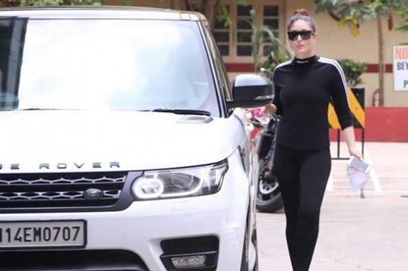 Kareena Kapoor With Her Car