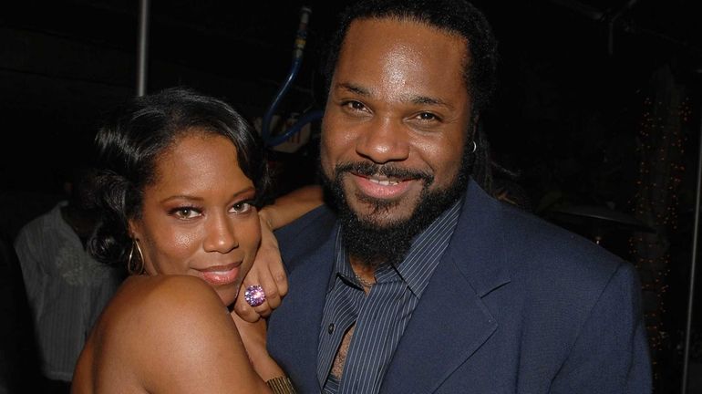 Karen Malina White With Malcolm-Jamal Warner