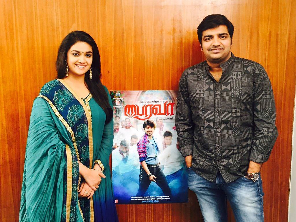 Keerthy Suresh With Sathish