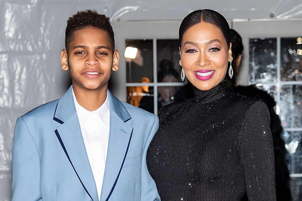 La La Anthony With Her Son