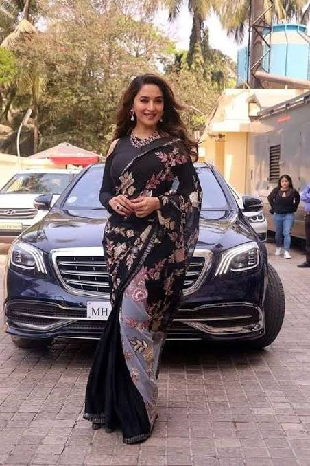 Madhuri Dixit With His Car