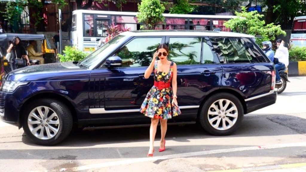 Malaika Arora With Her Car