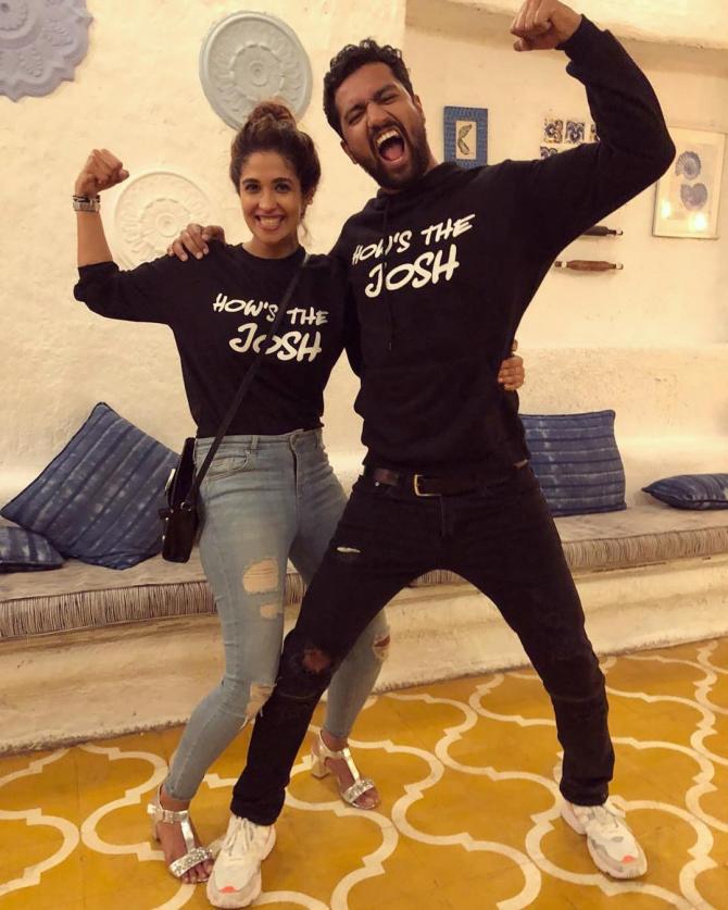 Malavika Mohanan With Vicky Kaushal