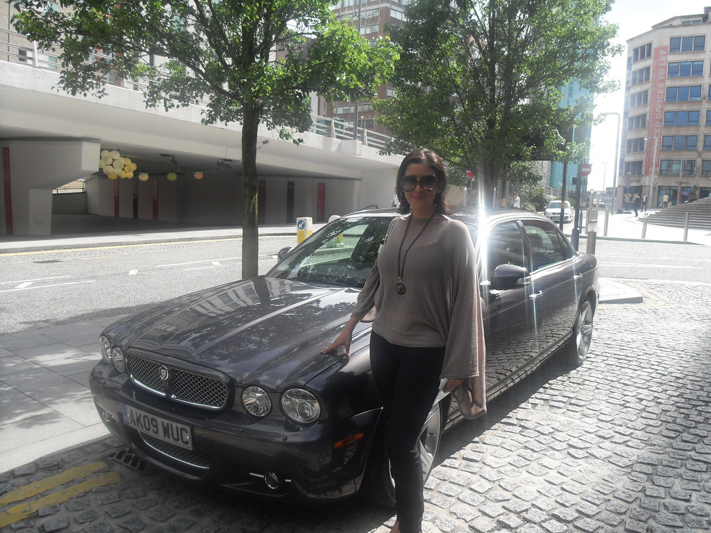 Manisha Koirala With Her Car