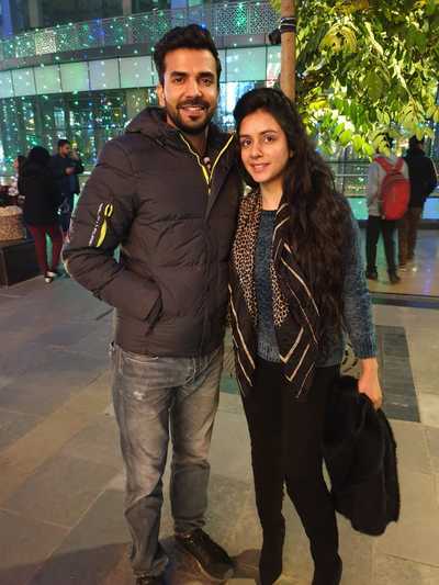 Manit Joura With His Sister 