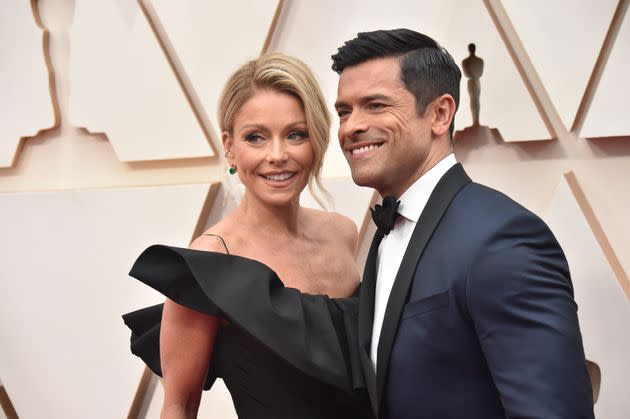 Mark Consuelos With Kelly Ripa