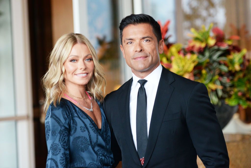 Mark Consuelos With Kelly Ripa