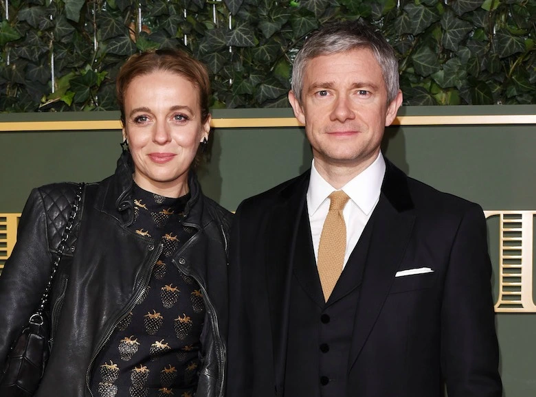 Martin Freeman With Amanda Abbington