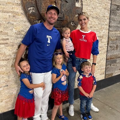 Max Scherzer With His Children