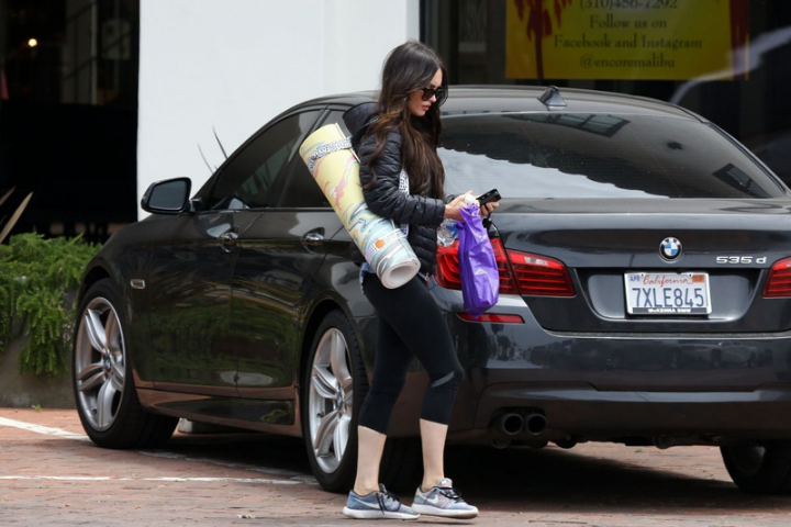 Megan Fox With Her Car