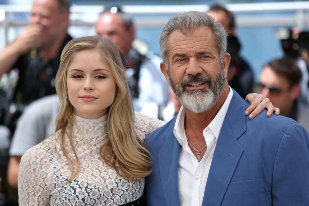 Mel Gibson With His Daughter