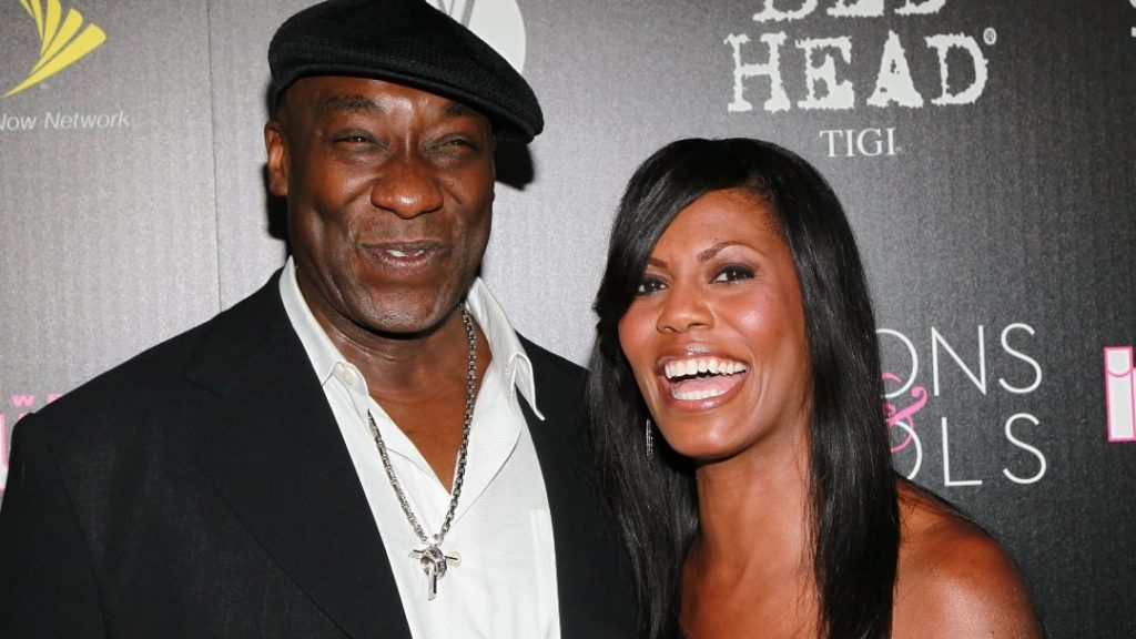 Michael Clarke Duncan With Omarosa Manigault