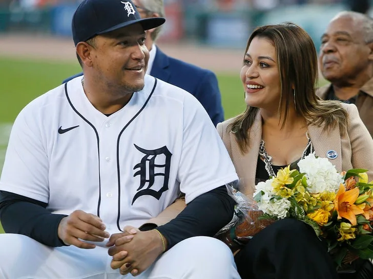 Miguel Cabrera With Rosangel Cabrera