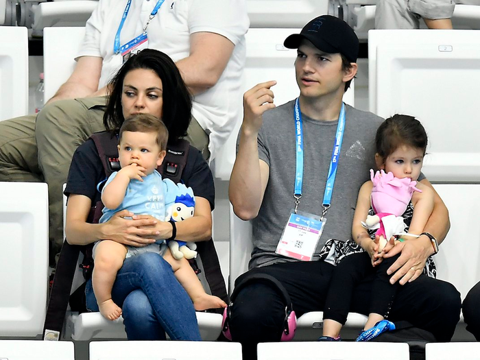 Mila Kunis With Her Children