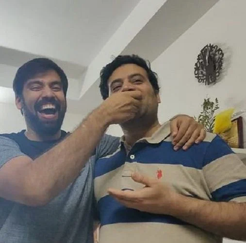 Milind Chandwani With His Brother