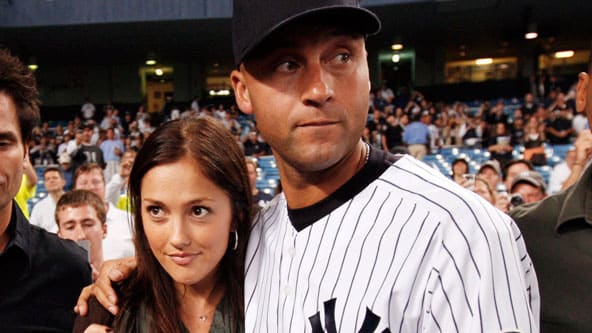 Minka Kelly With Derek Jeter