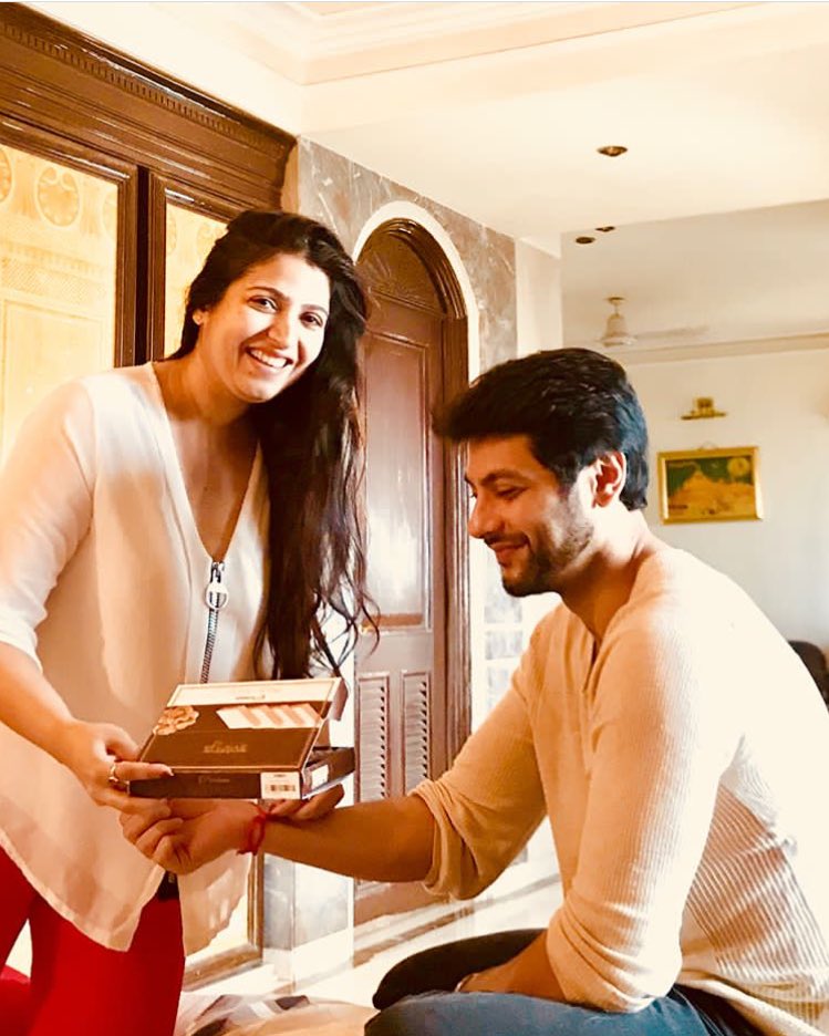 Mishal Raheja With His Sister