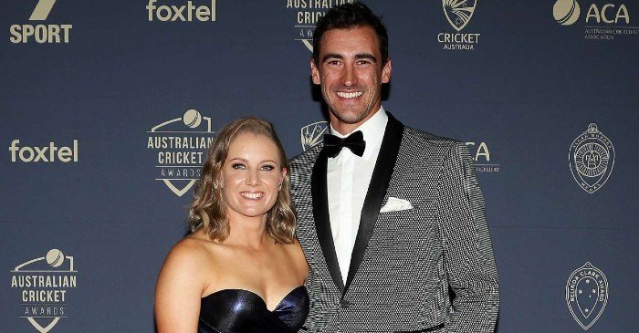 Mitchell Starc With Alyssa Healy