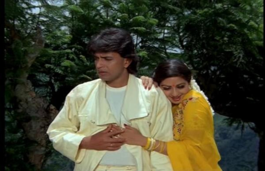 Mithun Chakraborty With Sridevi