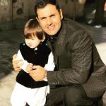 Mohammad Nabi With His Son