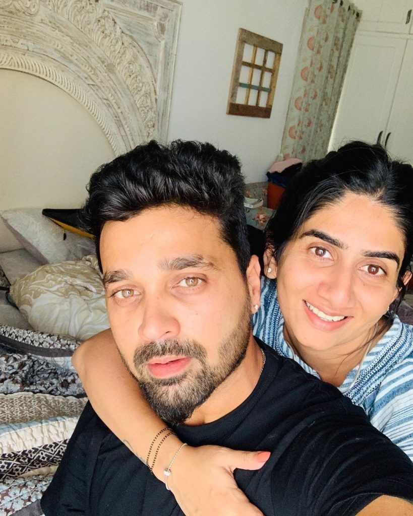 Murali Vijay with Nikita Vijay