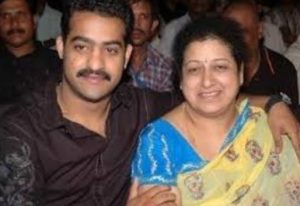 N. T. Rama Rao Jr With His Mother