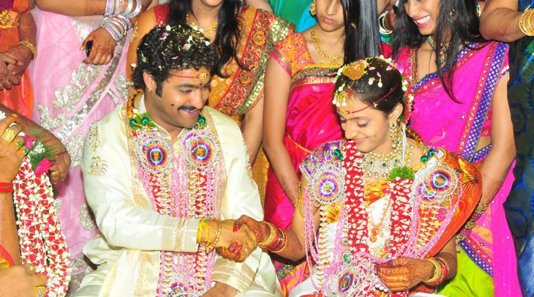 N. T. Rama Rao Jr With His Wife