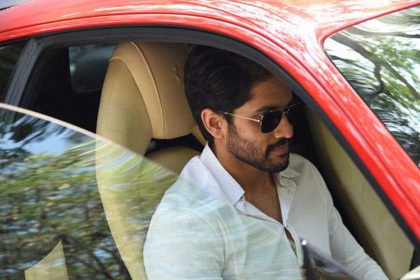 Naga Chaitanya With His Car