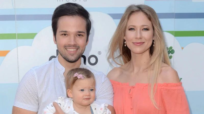 Nathan Kress With His Daughter