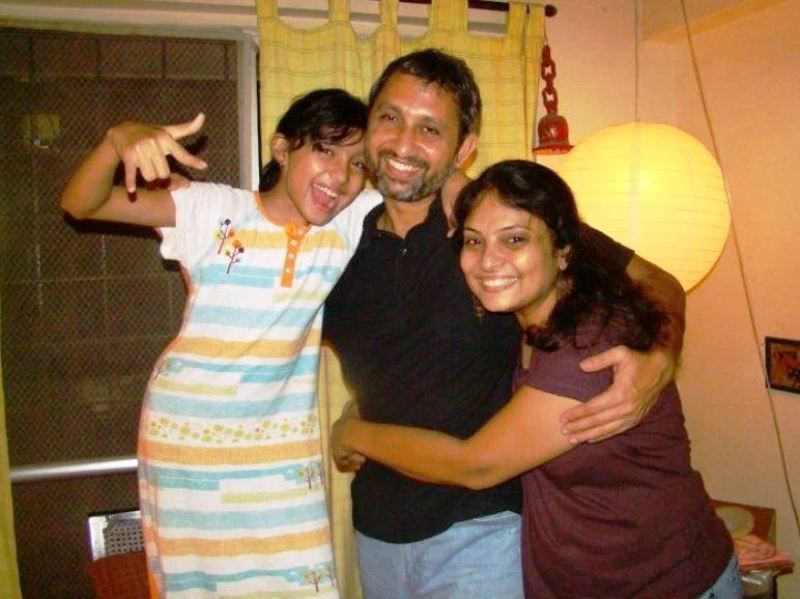 Neeraj Kabi With His Daughter